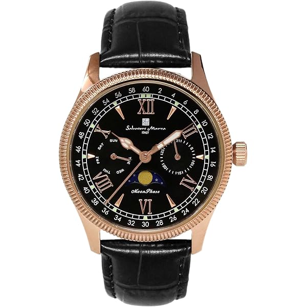 【希少】Salvatore Marra 高級自動巻き時計 ゴールド/ブラック 流通限定モデル Salvatore Marra サルバトーレ マーラ 自動巻き